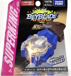 Takara Tomy Bayblade Super King Gyroscope B166 Blue Spark Beyblade Burst Launcher Toys For Children Boys LJ20121625754983111