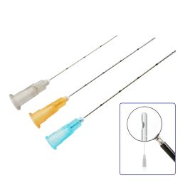 10PCS Medical Sterile microcannula 18G 21G 22G 23G 25g 27G 30G 50mm 70mm Blunt Tip Micro Cannula Needle for Hyaluronic Acid