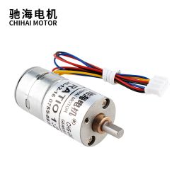 CHS-GM20BY 2 Phase 4 Wire Full Metal Gearbox 20mm ratio 62/100/125 Micro Stepper Motor with 4mm Shaft For Camera