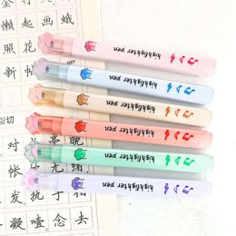 Fluorescent Art Markers Plastic Marking Pens Student Stationery Marking Helpful Safe No Odour Graffiti Pens