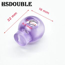 Mixed Colourful Cord Lock Toggle Clip Stopper Plastic Transparent Clear Frost Apparel Sportwear Shoes Lace