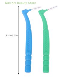 10PCS L-shaped Orthodontics Braces Interdental Brush Clean Between Teeth Mini Toothbrush Inter Dental Cleaning Travel Portable