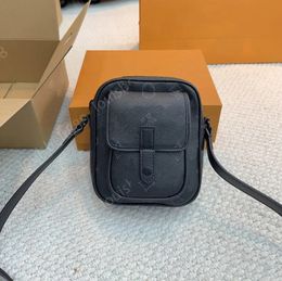 24SS Fashion Classic French Brand Designer Bag for Men Luxury Designer New Mini Handbag Old Flower Crossbody Bags Phone Bag Camera Bag 18CM