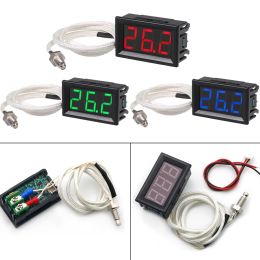 Industrial High Temperature K-Type M6 Thermocouple Thermometer 12V -30~800 Degree Digital Temperature Meter Tester XH-B310