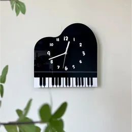 Wall Clocks Modern Creative Mute Quartz Digital Clock For Kitchen Living Room Restaurant Shop Acrylic Home Decoration Watch