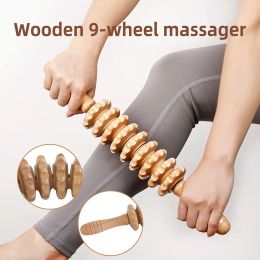 Natural Wooden Lymphatic Drainage Massager Wood Therapy Massage Tools Relaxing Back Massagers Body Sculpting Muscle Pain Relief