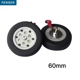 JP Hobby Electric Brake with 2 Wheels and Controller (4mm axle) Model Pneumatic Tire 45mm 50-55-60mm 65mm Model Airplane Parts