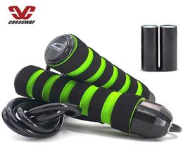 Weighted Jump Rope 1LB Antislip Foam Ball Bearing with 6mm Bold PVC Cable Heavy Training for Men Fitness Wrist Power Enhanced Wor5389612