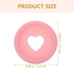 40Pcs Hollow Heart Binder Rings Binding Discs for DIY Notebooks Planners