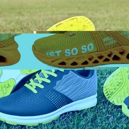Botas Novos homens tênis de golfe impermeabilizados para tênis de qualidade ao ar livre Anti-Slip Walkwear Male 39-49 Os8z#