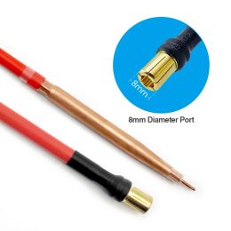 DIY Pulse Spot Welding Pen Pure Copper Cable Alumina Brazing Needle Made for Spot Welding Machine Spot Welder18650 26650 Battery