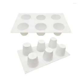 Baking Moulds 1Pc Tools 12-cavity /6-cavity Conical Shape Silicone Cake Mould For Chocolate Mousse Jelly Pudding Dessert Tool