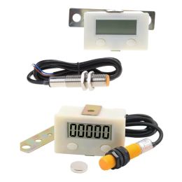 LCD Digital Tally Counter 0-99999 Digit Forward Digital Counter Panel Gauge 5 Digits Shockproof Electronic Counter