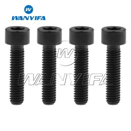 Wanyifa Titanium Bolts M6x25mm Hex Allen Screws for Bicycle V Brake Screw 4pcs