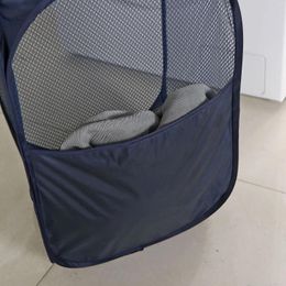 Laundry Bags Portable Collapsible Clothes Baskets Large Foldable Mesh Hamper Dirty Basket For Room Bedroom