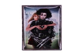 Edward Scissor Hands Lapel Pin Brooch TimBurton Johnny Depp Goth Punk Film Jewelry3055074