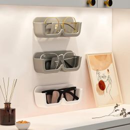 Wall-Mounted Glasses Holder Eyeglasses Storage Box Glasses Display Rack Sunglasses Display Holder Bedside Storage Rack