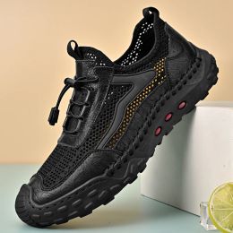 Summer Breathable and Comfortable Sports Shoes Men's Golf Shoes Outdoor Track and Field Golf Walking Shoes Men's Sports Shoes