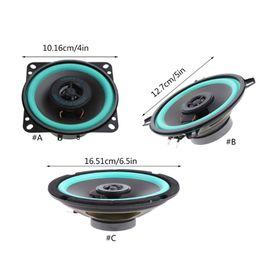 HiFi Coaxial Speaker Vehicle Dashboard Front Door Music Stereo Horn Full Frequency Loudspeaker for Car Auto