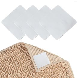 Bath Mats 4 Pieces Rug Doormat Sticker Fastener Nonslip Carpet Patches Accessory