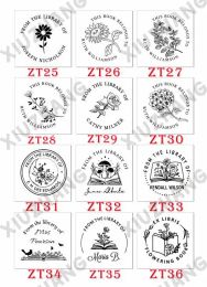 Customised embossed stamps from libraries, Personalised books, logo embossing, wedding custom embossing, gifts for book lovers