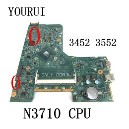 Motherboard CN0V0D1T For DELL Inspiron 3452 3552 Laptop motherboard with N3710 CPU 142791 Mainboard