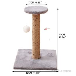 Small Cat Climbing and Scratching Post, Relieve Boredom Tree House, Cat Scratchers, Climbing Frame, Scratching Post, Furniture