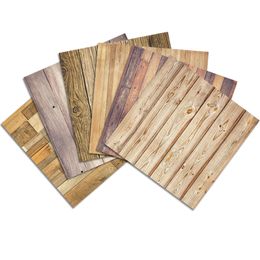 Alinacutle Wood Textures Paper Pack 24 sheets 6" Patterned Paper Pad For Scrapbooking Handmade Craft Background Paper Pad