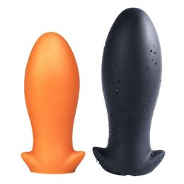 Large Dragon Egg Lliquid Silicone Anal Plug Vestibule Tail Masturbator Soft Comfortable and Vaginal Adults sexy Products