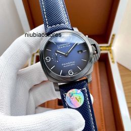 Uhren Designer Luxus Uhren Uhren für Herren Mechanical Automatic Bewegung Sapphire Mirror 47mm Gummi -Uhrband -Sportgelenkscheine HMR9