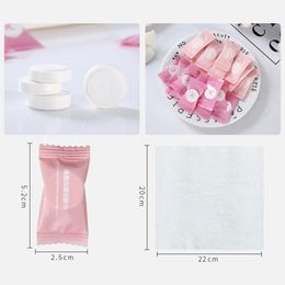 Disposable Compressed Towel Outdoor Travel Portable Small Bath Towel Face Water Wet Wipe Moistened Tissues Bathroom Candy Towels