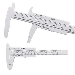 80mm Mini Plastic Sliding Vernier Caliper Gauge Measure Tool Ruler Micrometer Accurate Measurement Tool Standard Vernier Caliper