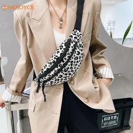 Shoulder Bags Fashion Women Waist Pack Fanny Bag Casual Leopard Print Large Capacity Chest Messenger Crossbody