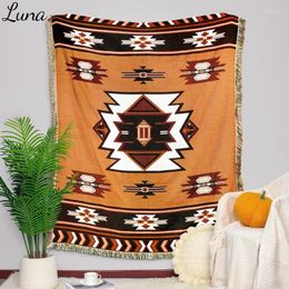 Tapestries American Moisture-proof Picnic Mat Thick Woven Soft Blanket For Table Living Room Sofa Seattle Tapestry Decoration Ins