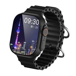 New V2 Ultra 2 Smartwatch Bluetooth Call Heart Rate Blood Pressure Weather Exercise Offline Payment S9