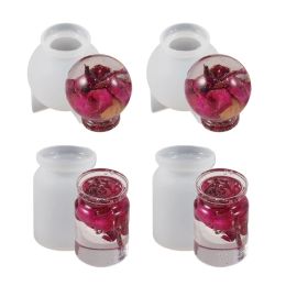 Mini Bottle Epoxy Resin Mold Wishing Bottle Small Box Pendant Storage Jar Silicone Molds Resin DIY Earrings Jewelry Making