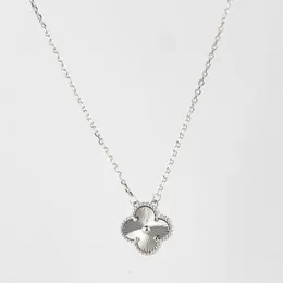 2024 Fashion Classic4/Four Leaf Clover Necklaces Pendants Stainless Steel 18K Gold Plated for Women Girl Valentine's Mother's Day Engagement Jewelry a21