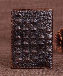 Leather Crocodile Mens Wallet Casual Skin Male Purse Vintage High Quality Portfolio for Men Designer Cuzdan9736761