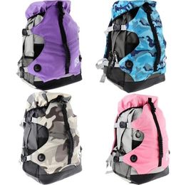 Day Packs Professional Roller Skates Backpack Inline Skating Shoes Boots Carry Bag Durable Multipocket Sports Rucksack Unisex7882716