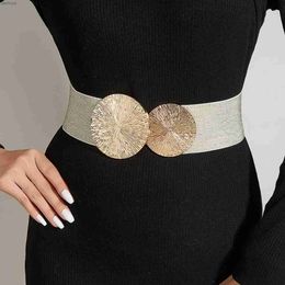 Belts 2023 Ladies High Quality Fashion Elastic Wide Waist Seal Coat Dress Corset Belts for Women Luxury Designer Female WaistbandL240409