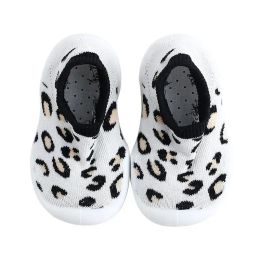 Baby Boys Girls Leopard Print Breathable Lightweight Slip-On Home Shoes For Newborn Infant Toddlers, Summer