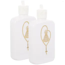 Storage Bags 2 Pcs Holy Water Bottle Tiny Bottles Easter Catholic Plastic Containers Small Empty Blessing