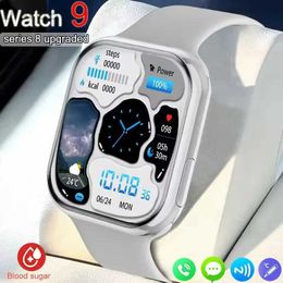 Women's Watches NEW 2023 Smart Watch 9 Pro Real Fixed Screw 49mm 2.19 Amoled Screen with ECG Game Wireless Charge 450Mah Men Women For Sport 240409