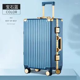 Suitcases Trendy Retro Scratch Resistant Hard Case Travel 22 "trolley