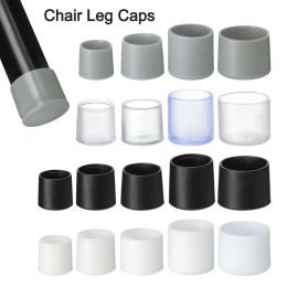 10Pcs Chair Leg Caps Rubber Feet Protector Pads Plastic Pipe Cover Furniture Table Hole Plugs Dust Cover Furniture Leveling Feet