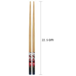 5Pair Japanese Style Non-slip Chopsticks Handmade Natural Wood Chopsticks Sushi Food Anti-scalding Multi Colour Wooden Chopsticks