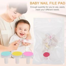 20pcs Trimmer Refill Baby Nail File Pads Grinder Nail Clipper Nail Grinding Heads Abrasive Paper Nail Trimmer Pads Toddlers