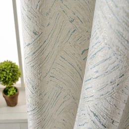 Curtain Modern American Luxury Curtains For Living Room Bedroom Dining Elegant Jacquard Fabric Thicken Blackout Window Decor