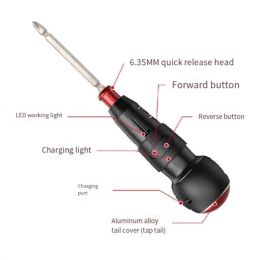 Electric Screwdriver Mini Electric Batch Quick Change Batch Head Small Electric Screwdriver Durable Easy To Use