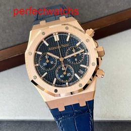 Modern AP Wrist Watch Royal Oak Series 26240OR Black Face 18K Rose Gold Mens Automatic Mechanical Watch Brand New